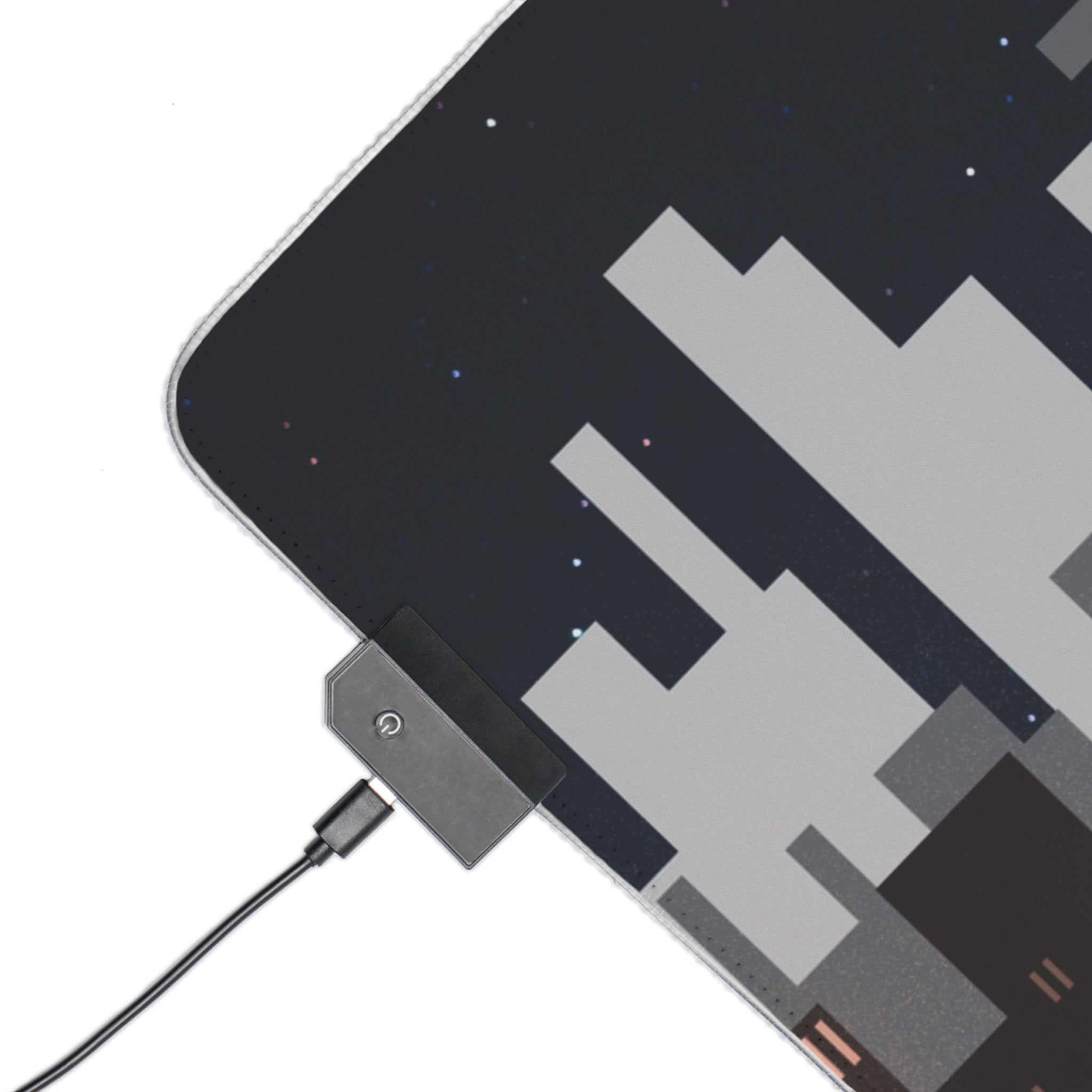 [Night City Pixel Styled] LED Gaming Mouse Pad - RGB Gaming Mouse Pad