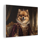Personalized Pet Portrait Canvas – Custom Royal Dog & Cat Artwork Gift
