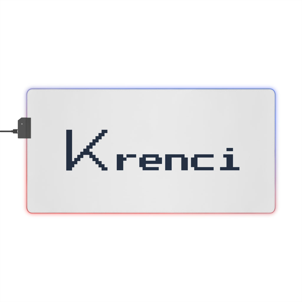 Krenci LED Gaming Mouse Pad - RGB Lighting for Gamers