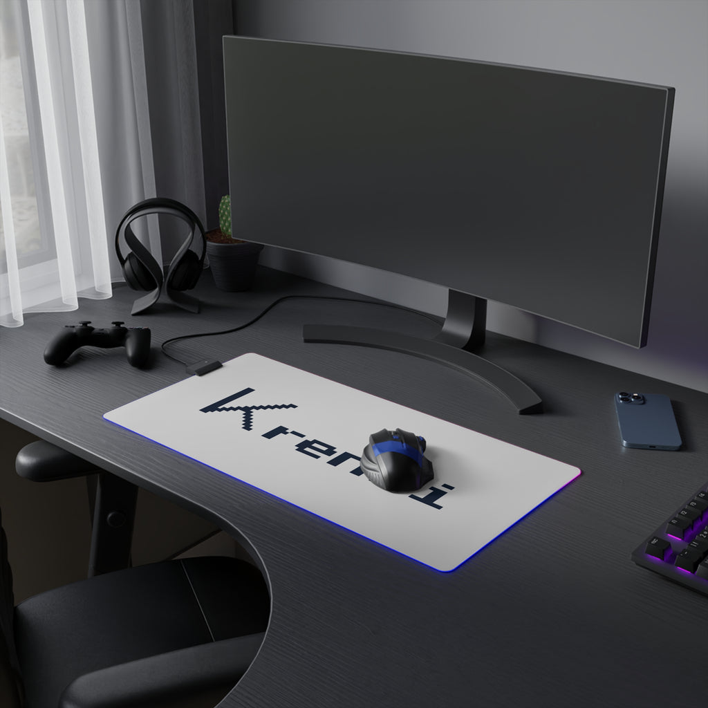 Krenci LED Gaming Mouse Pad - RGB Lighting for Gamers