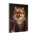 Personalized Pet Portrait Canvas – Custom Royal Dog & Cat Artwork Gift