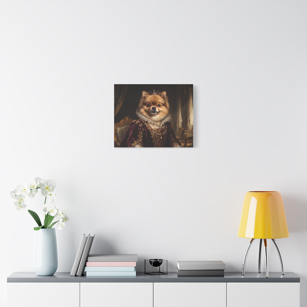 Personalized Pet Portrait Canvas – Custom Royal Dog & Cat Artwork Gift