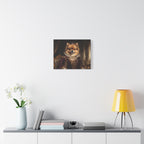 Personalized Pet Portrait Canvas – Custom Royal Dog & Cat Artwork Gift
