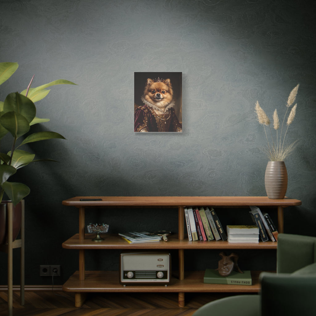 Personalized Pet Portrait Canvas – Custom Royal Dog & Cat Artwork Gift