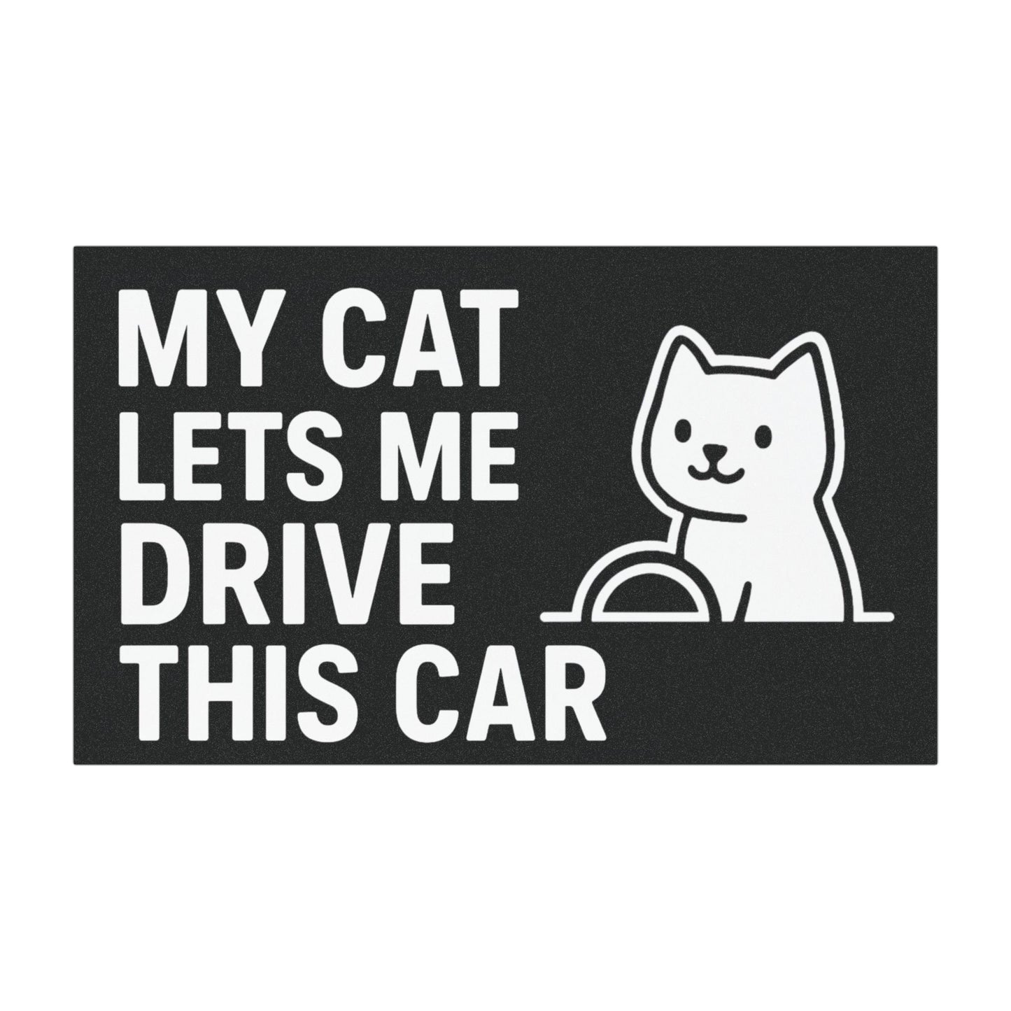 Cat-Themed Car Magnets, Cute Automotive Decor, Cat Lover Gift, Funny Car Accessories, Pet Enthusiast Magnet