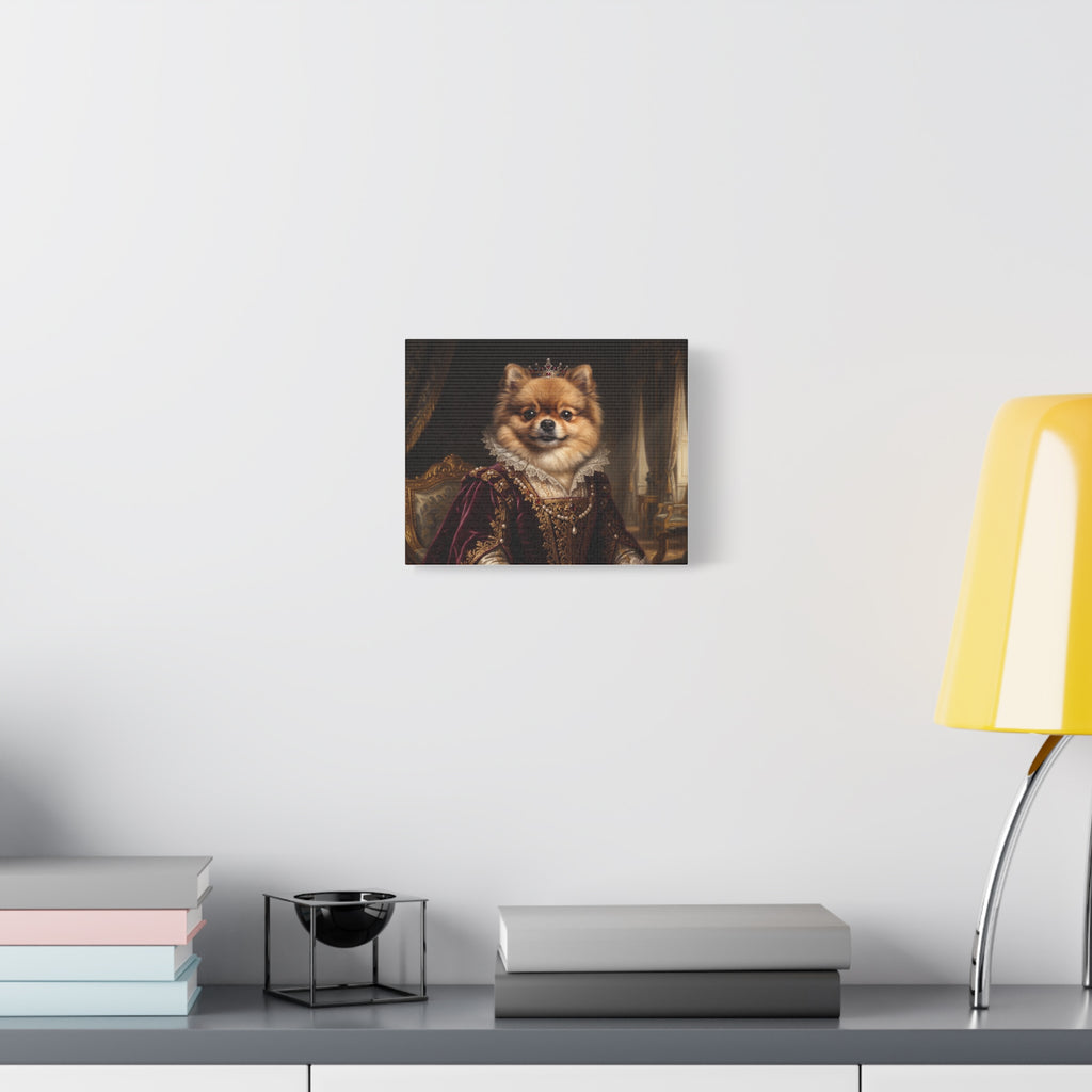 Personalized Pet Portrait Canvas – Custom Royal Dog & Cat Artwork Gift