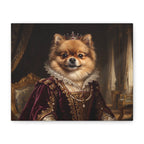 Personalized Pet Portrait Canvas – Custom Royal Dog & Cat Artwork Gift