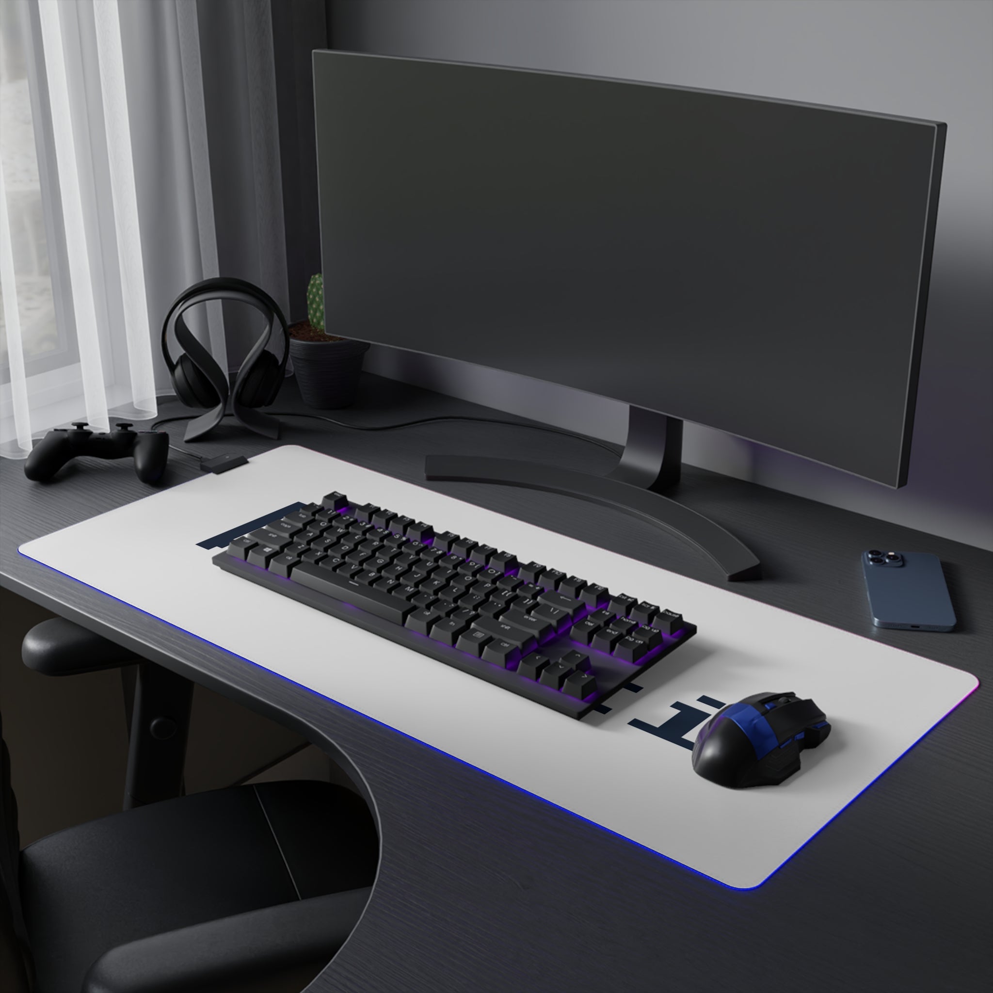 Krenci LED Gaming Mouse Pad - RGB Lighting for Gamers