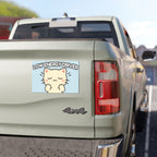 Cute Cat Car Magnet – Low Energy Driver – Funny Sleepy Cat Magnet