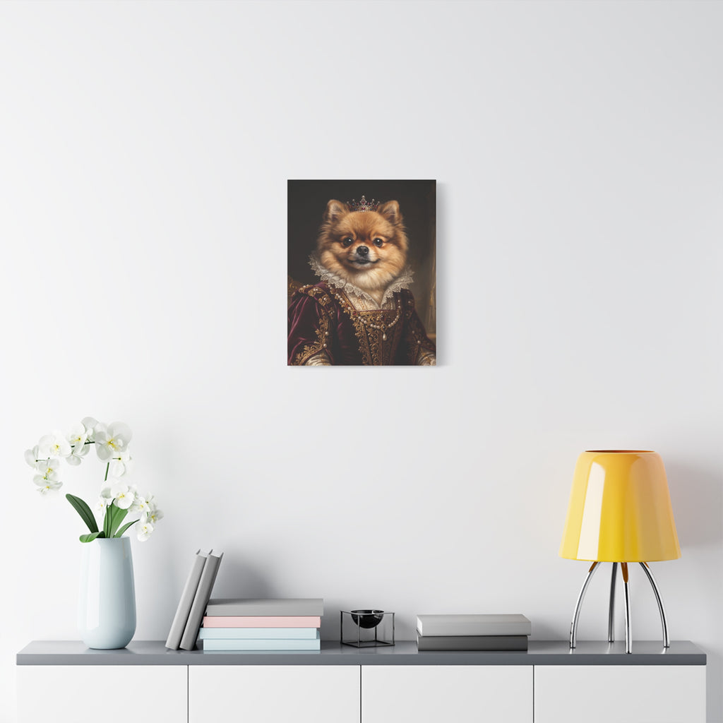 Personalized Pet Portrait Canvas – Custom Royal Dog & Cat Artwork Gift
