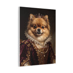Personalized Pet Portrait Canvas – Custom Royal Dog & Cat Artwork Gift