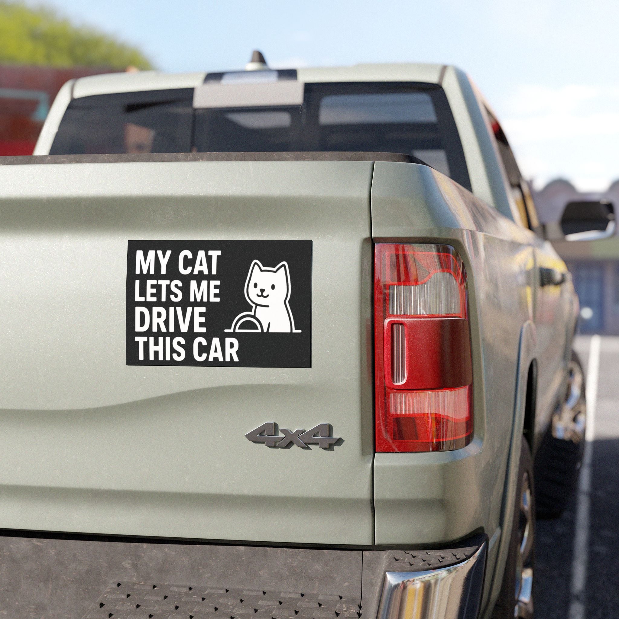 Cat-Themed Car Magnets, Cute Automotive Decor, Cat Lover Gift, Funny Car Accessories, Pet Enthusiast Magnet