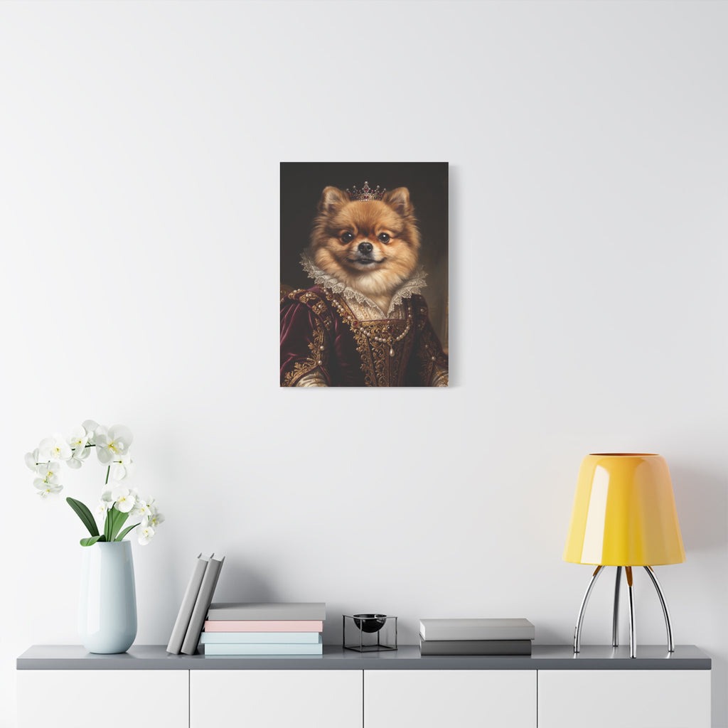 Personalized Pet Portrait Canvas – Custom Royal Dog & Cat Artwork Gift