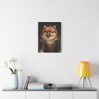 Personalized Pet Portrait Canvas – Custom Royal Dog & Cat Artwork Gift