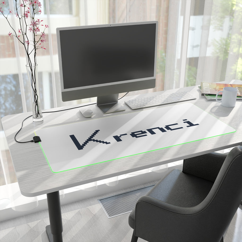 Krenci LED Gaming Mouse Pad - RGB Lighting for Gamers
