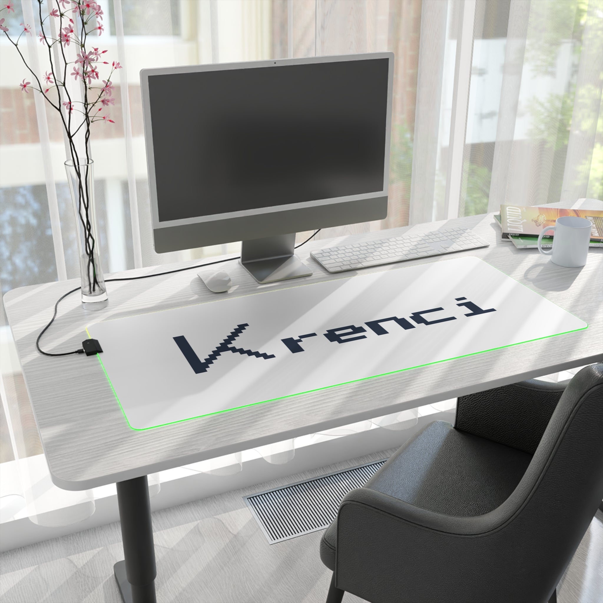 Krenci LED Gaming Mouse Pad - RGB Lighting for Gamers