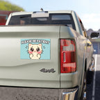 Cute Cat Car Magnet – Please Be Patient – Kawaii Driver Magnet