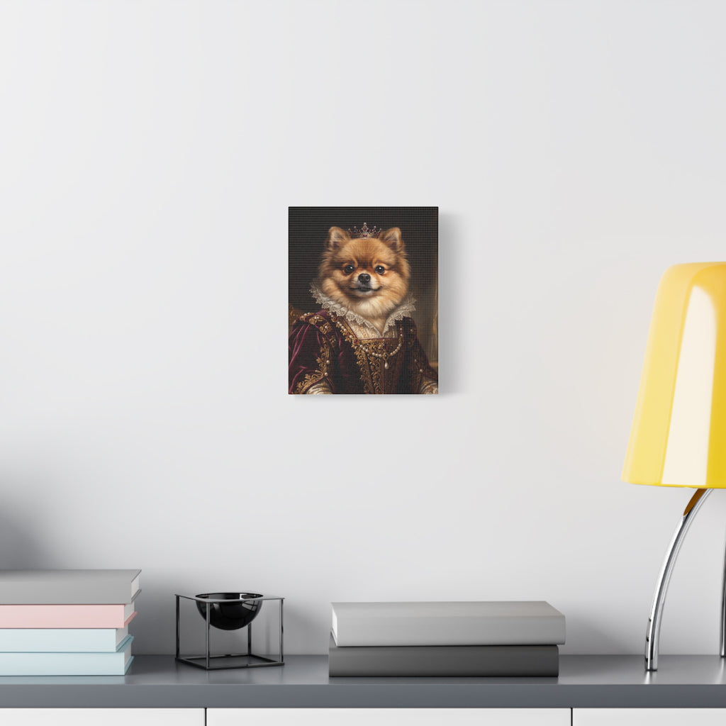 Personalized Pet Portrait Canvas – Custom Royal Dog & Cat Artwork Gift